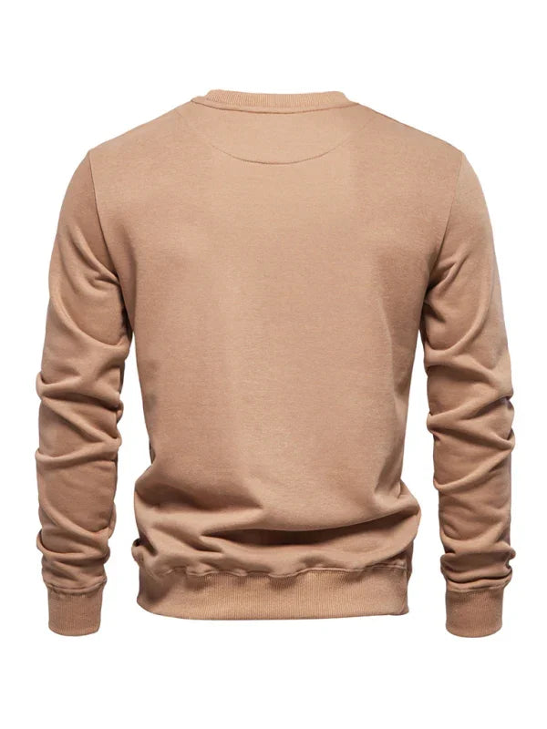 Men's Sweatshirt - Crew-Neck With Relaxed Fit