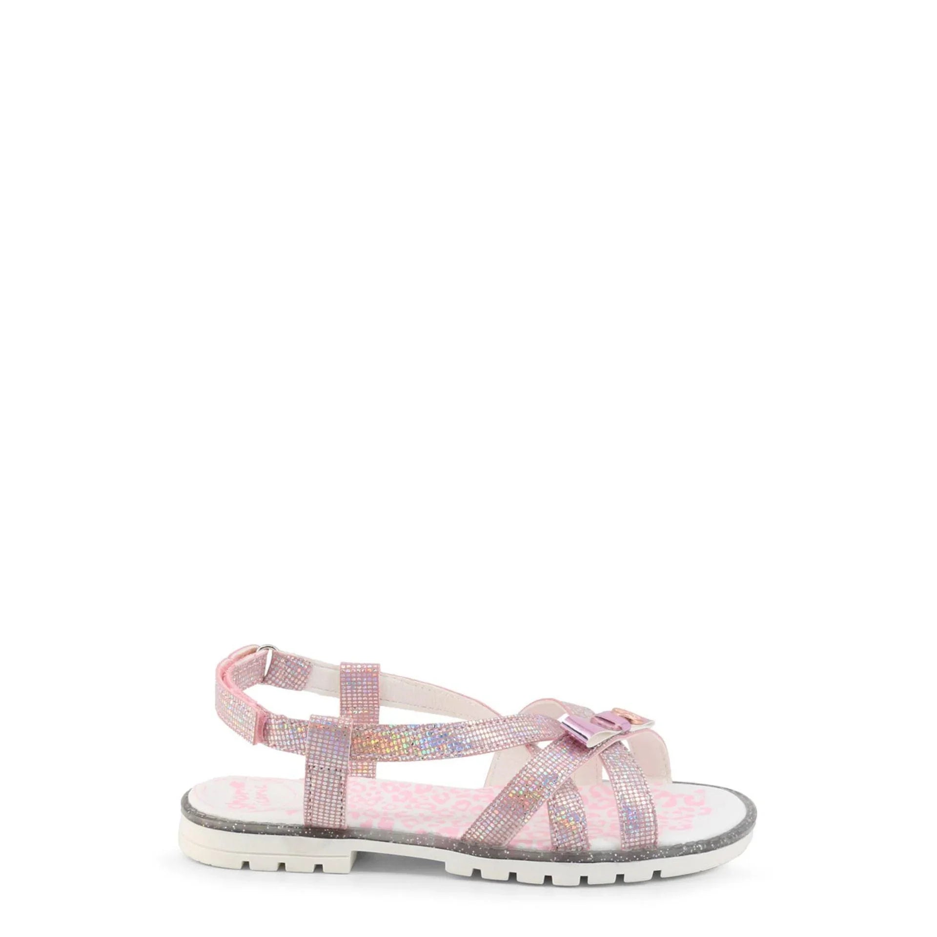 Shone Girls Sparkle Flat Summer Sandals