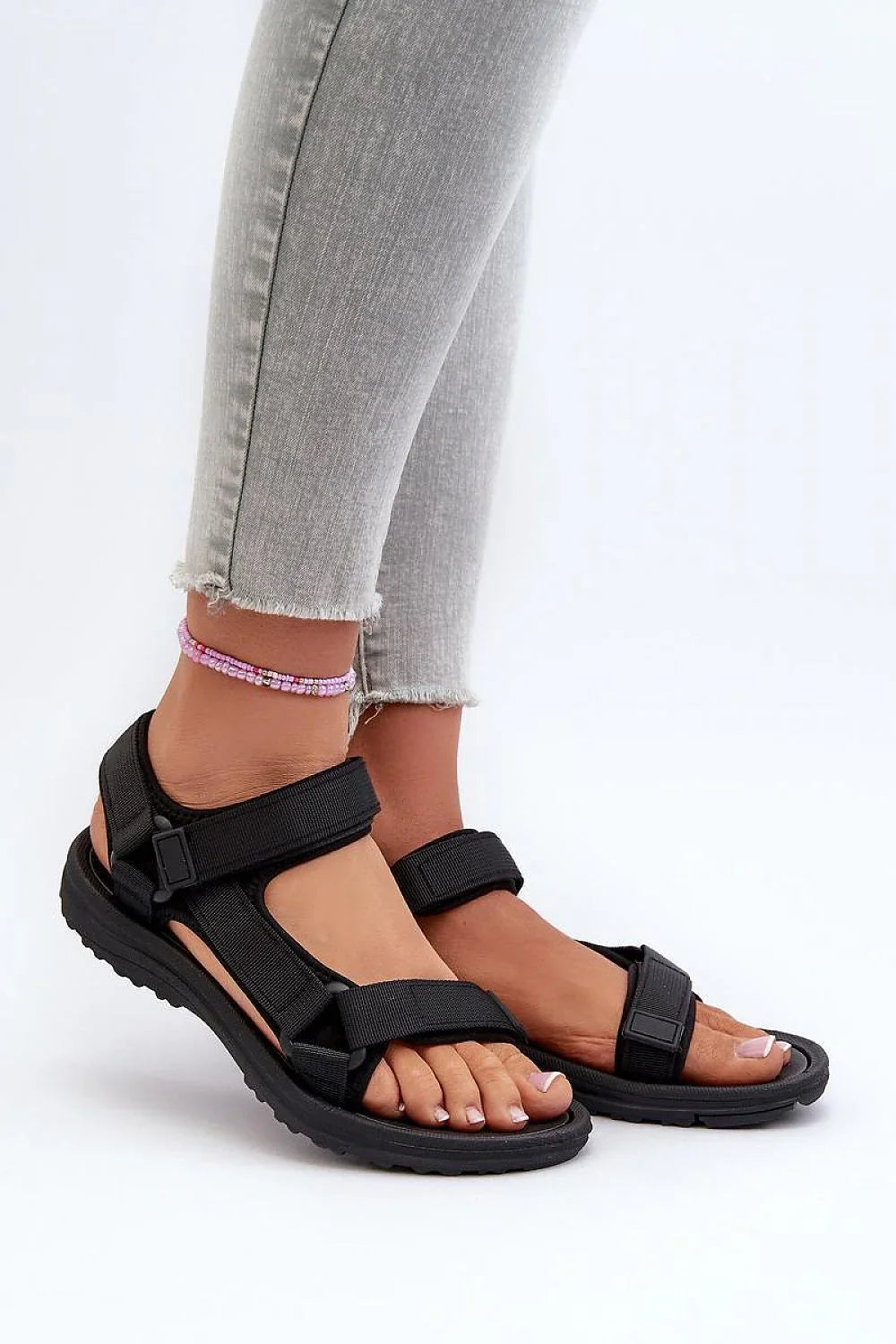 Women Abstract Sport Velcro Walking Sandals