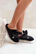 Women Animal Print Cozy Slippers