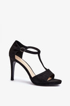 Women Ankle Strap Stiletto Evening Sandals