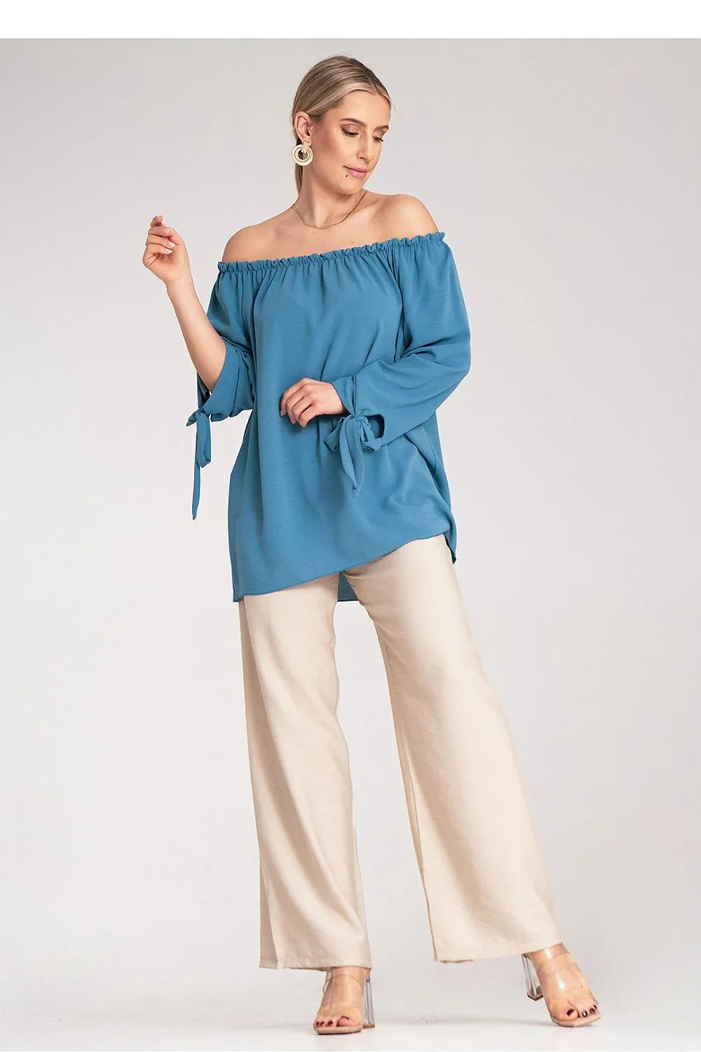Women Blouse – Stretchable – Three-Quarter Sleeve