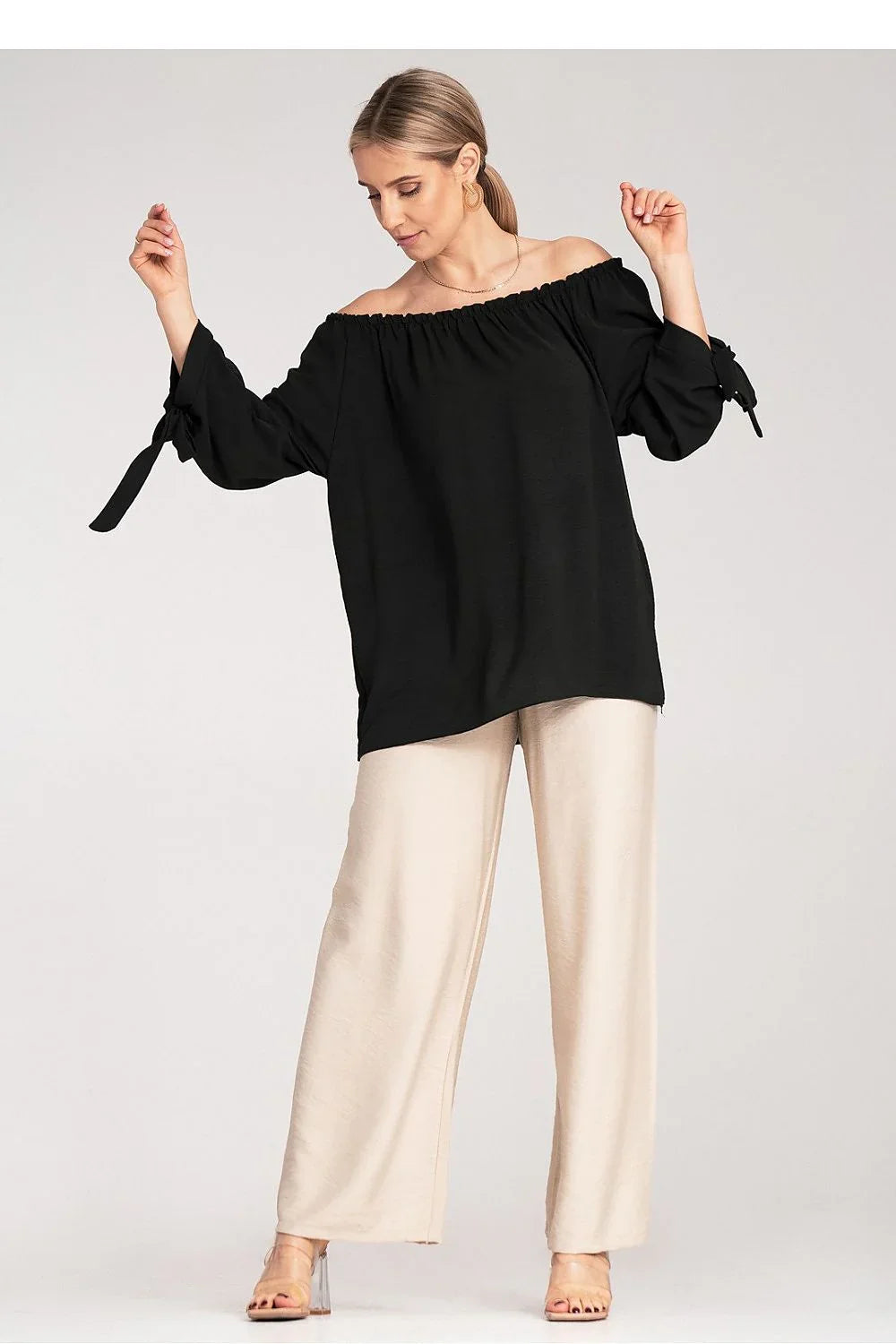 Women Blouse – Stretchable – Three-Quarter Sleeve