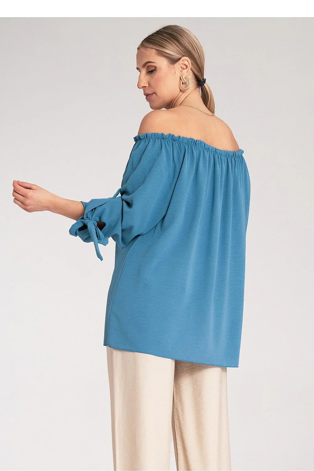 Women Blouse – Stretchable – Three-Quarter Sleeve