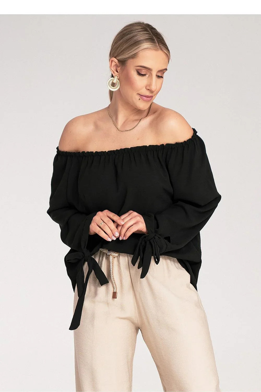 Women Blouse – Stretchable – Three-Quarter Sleeve