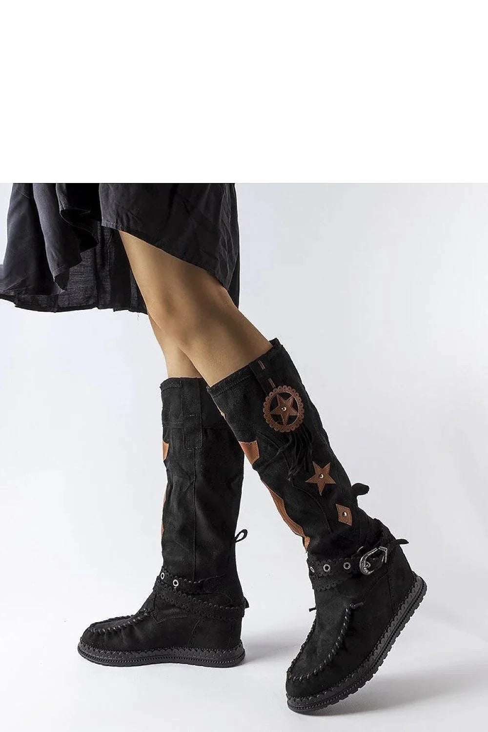 Women Buskin Boots - High Block Shoes