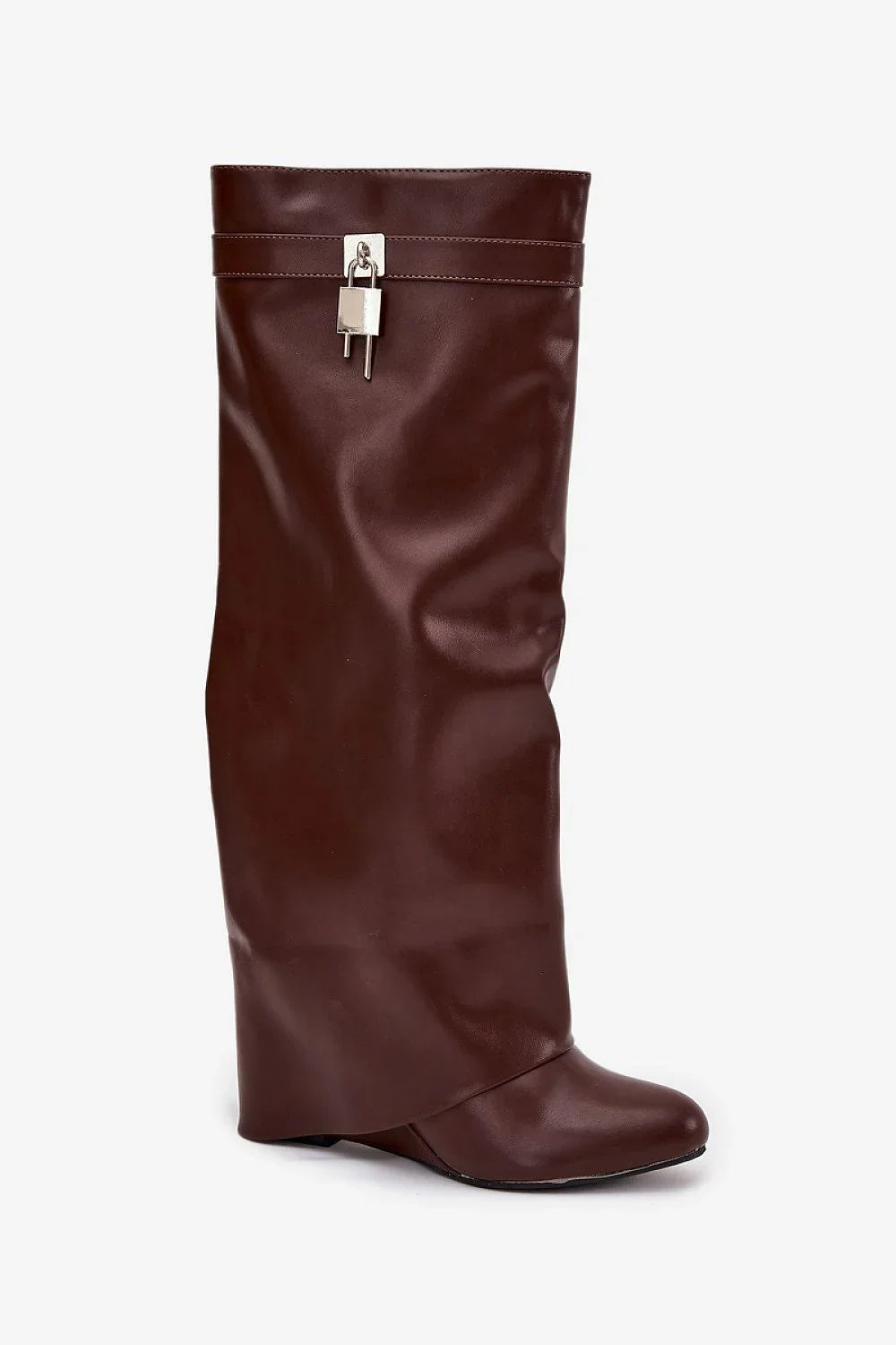 Women Buskin Boots - High Wedge Shoes