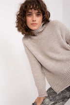 Women Classic Solid Turtleneck Sweater