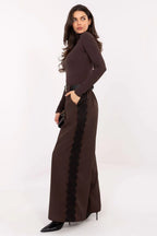 Women Fitted Cotton Turtleneck Sweater