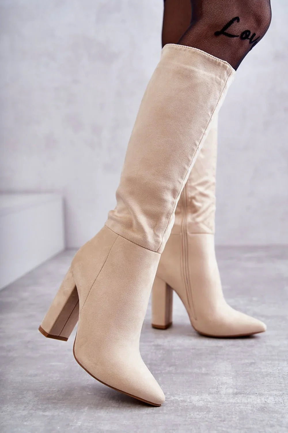 Women Heel Boots - High Block Shoes