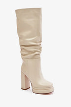 Women Heel Boots - High Block Shoes