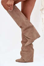 Women Heel Boots - High Block Shoes