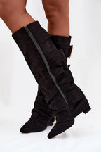 Women Heel Boots - High Block Shoes