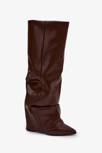 Women Heel Boots - High Block Shoes