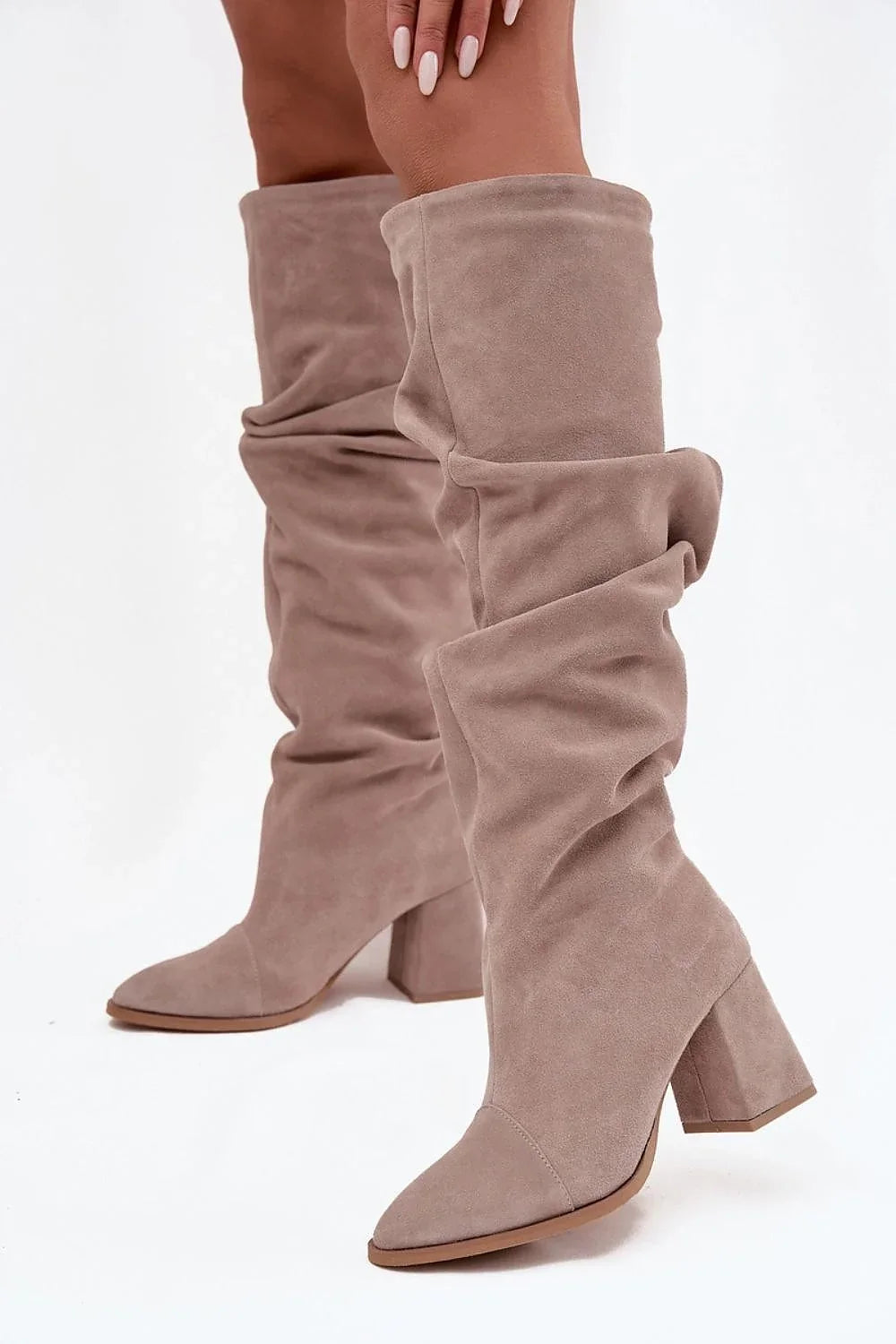 Women Heel Boots - High Block Shoes