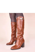 Women Heel Boots - High Block Shoes