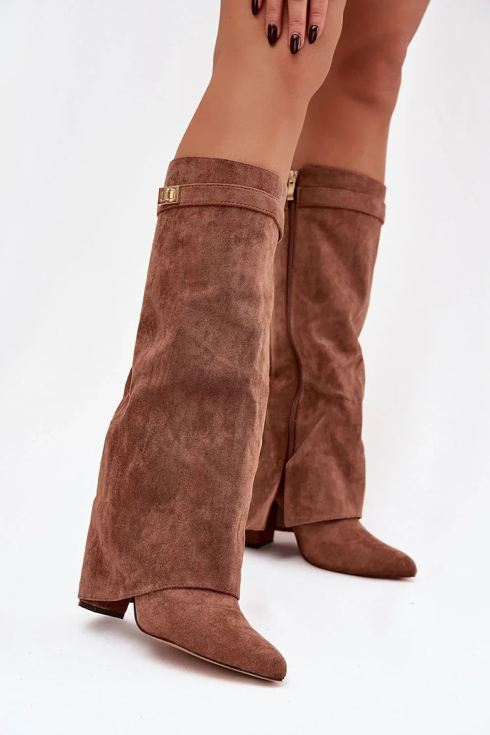 Women Heel Boots - High Block Shoes