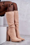 Women Heel Boots - High Block Shoes