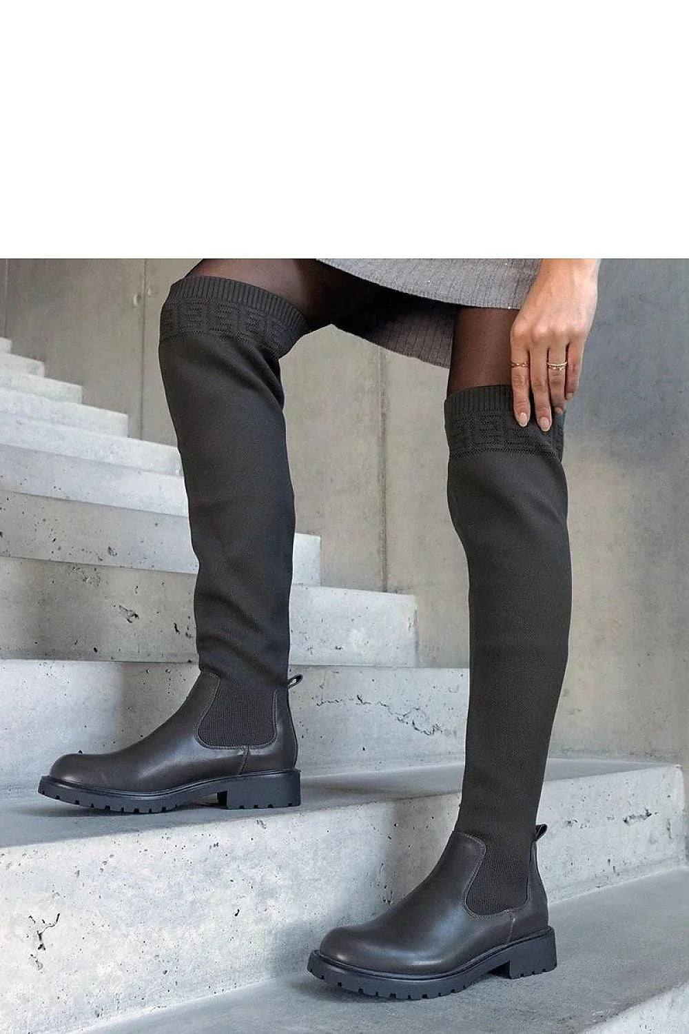 Women Heel Boots - Low Block Shoes