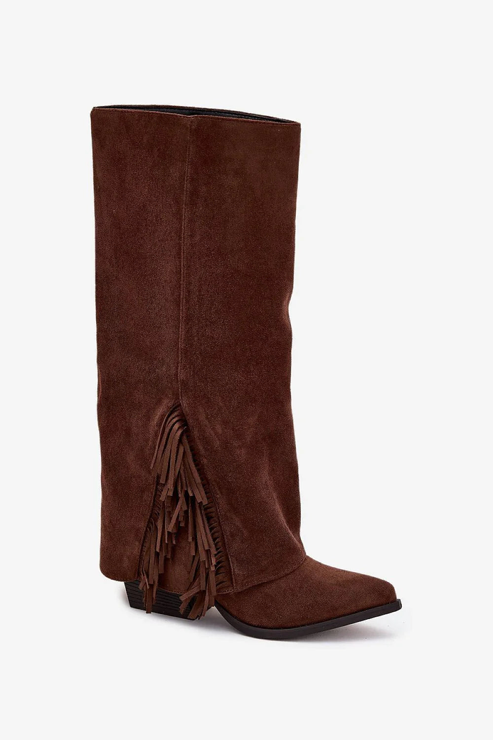 Women Heel Boots - Mid Block Shoes