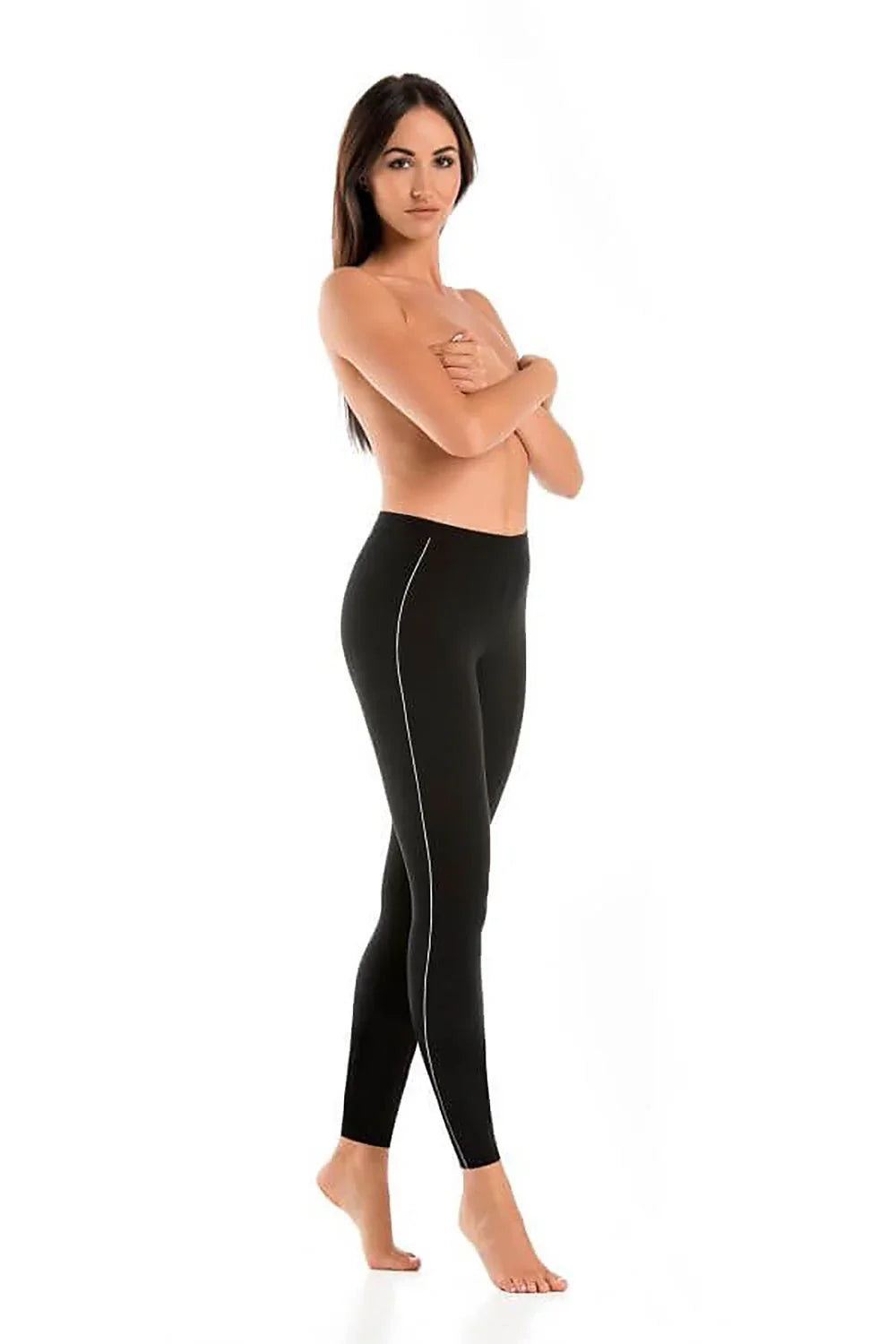 Women High Waist Cotton Sport Long Leggings