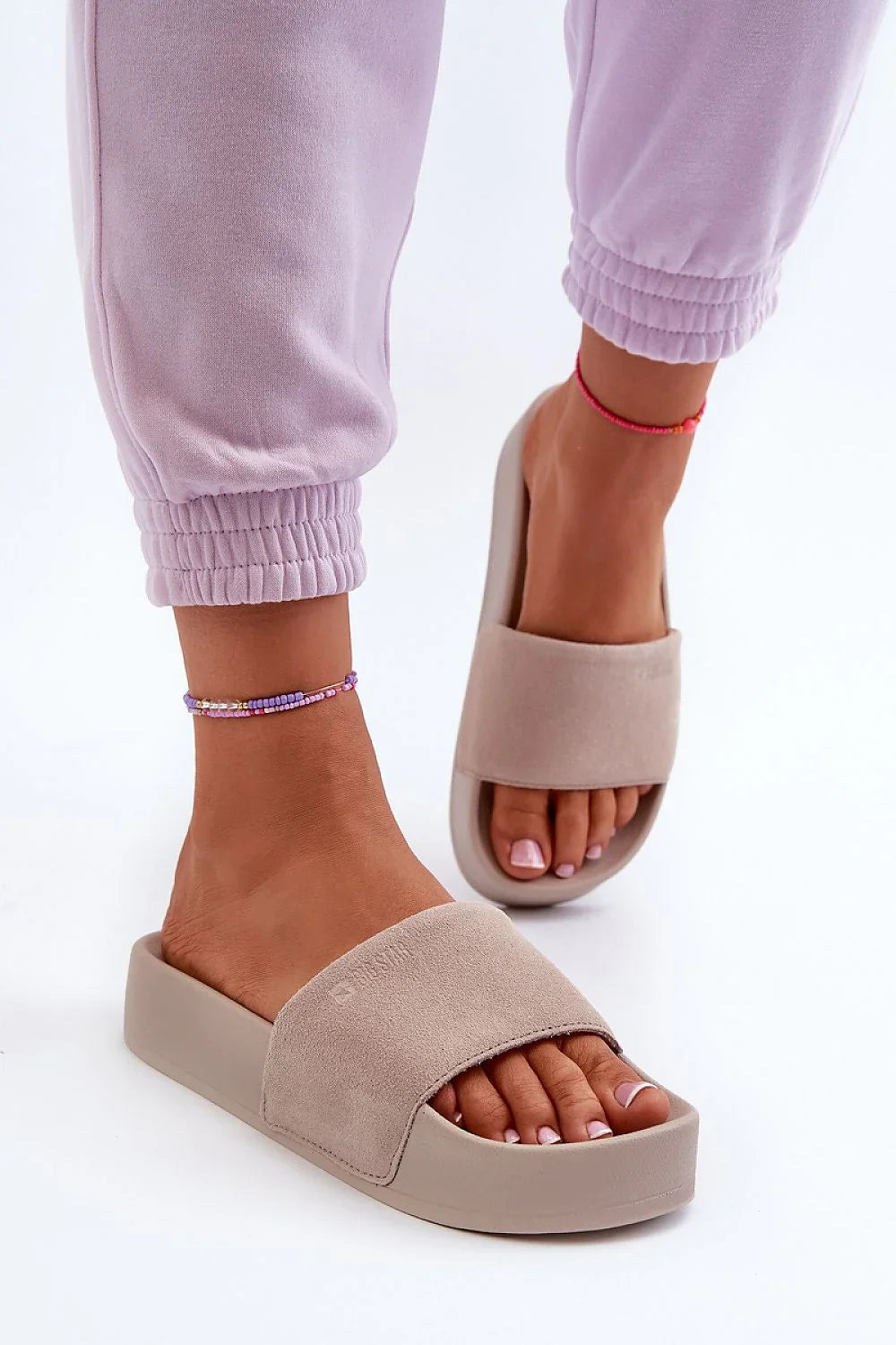Women Mid Platform Flip Flops