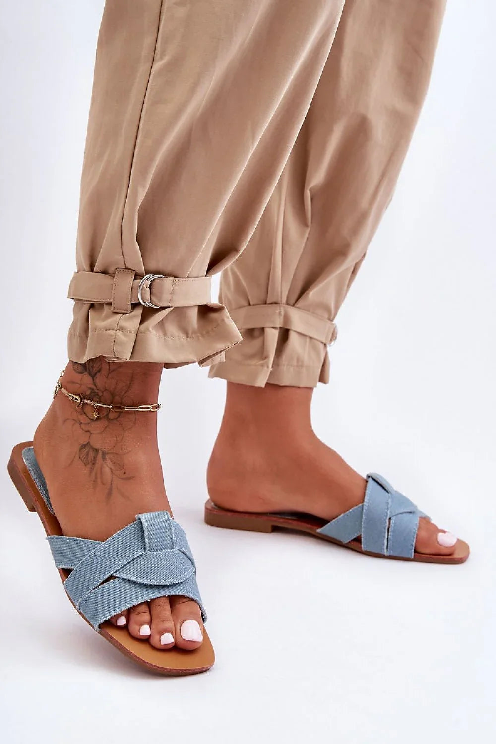 Women Multi-Strap Walking Flip Flops