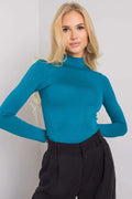 Women Slim Viscose Turtleneck Sweater - Guocali