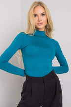 Women Slim Viscose Turtleneck Sweater - Guocali