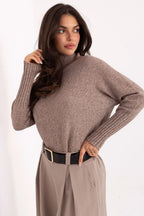 Women Soft Viscose Turtleneck Sweater