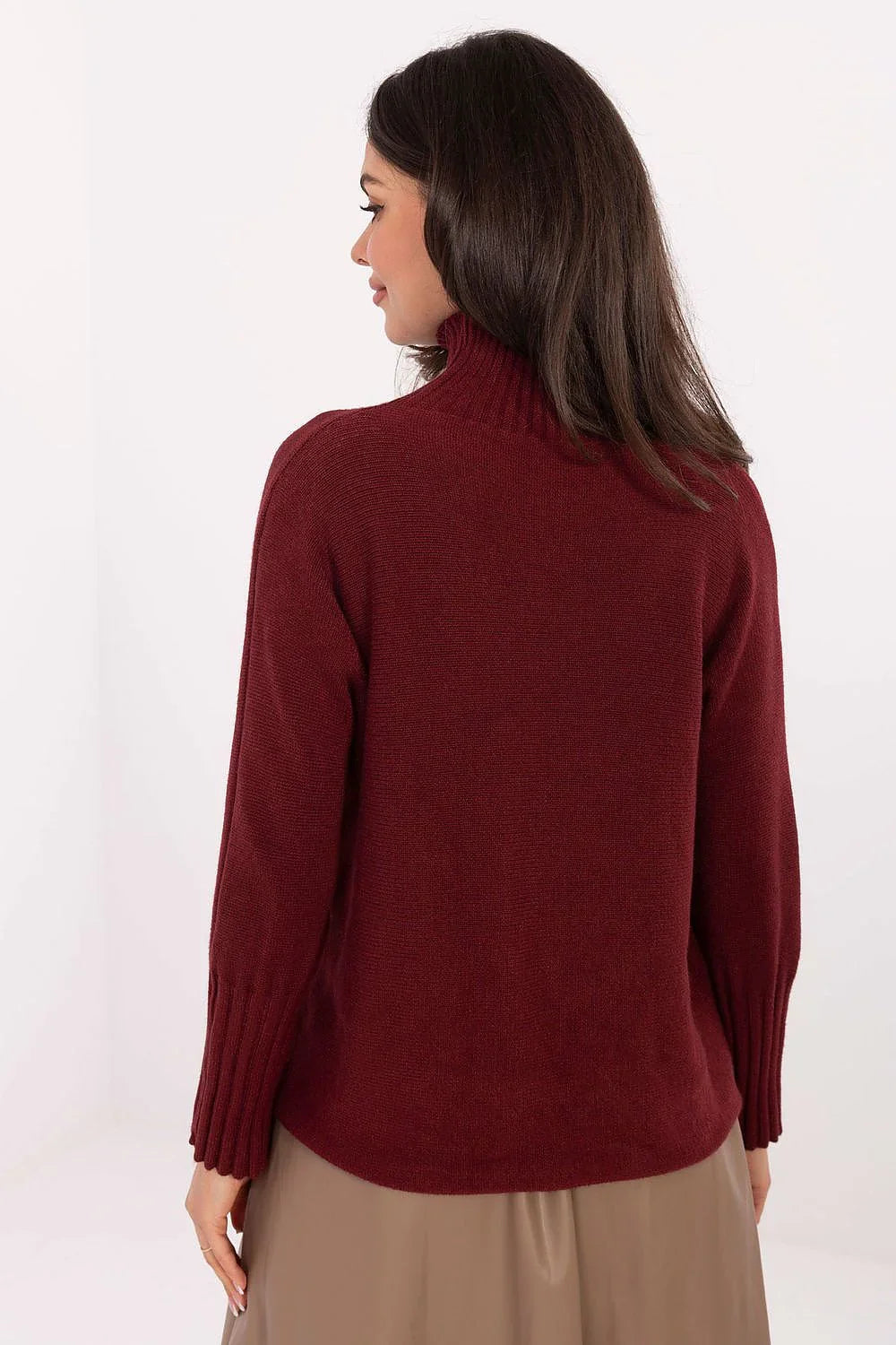 Women Soft Viscose Turtleneck Sweater