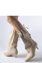 Women Stiletto Heeled Boots - Mid Stiletto Shoes