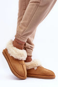 Women Suede Insulated House Slippers