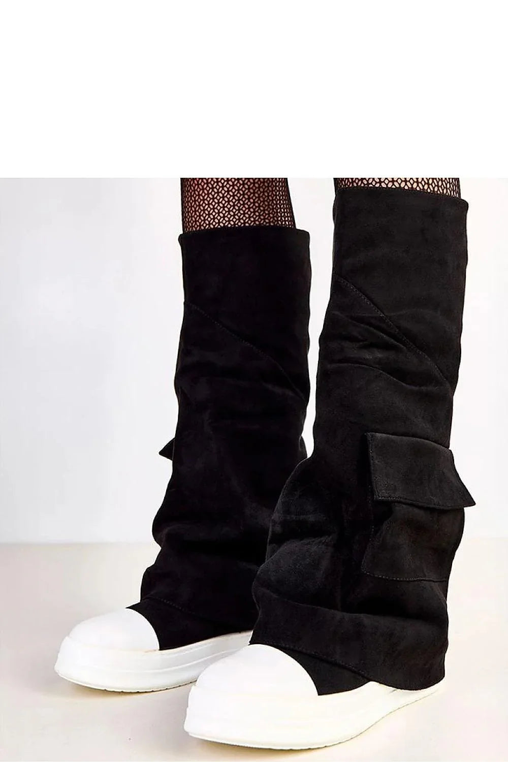 Women Thigh High Boots - Low Platform Shoes