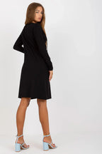 Women's Above Knee Day Dress – Regular Fit With Long Sleeves