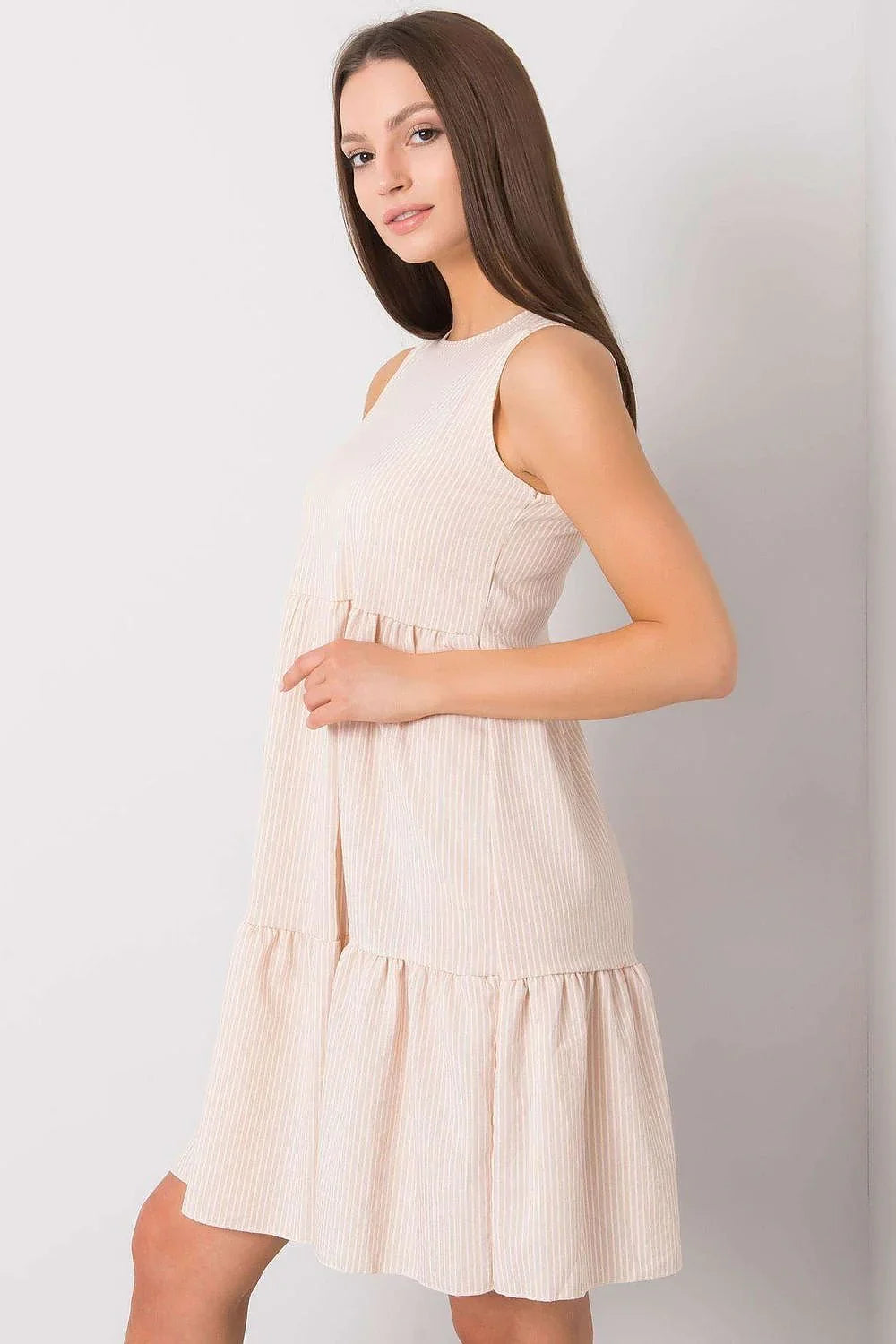 Women's Above Knee Day Dress – Regular Fit With Sleeveless