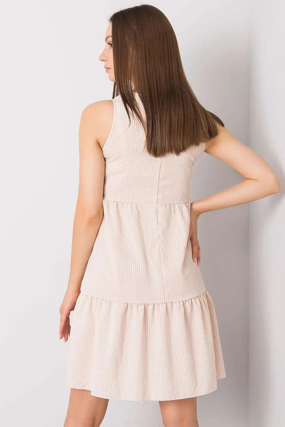 Women's Above Knee Day Dress – Regular Fit With Sleeveless