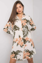 Women's Above Knee Day Dress – Regular With Long Sleeves
