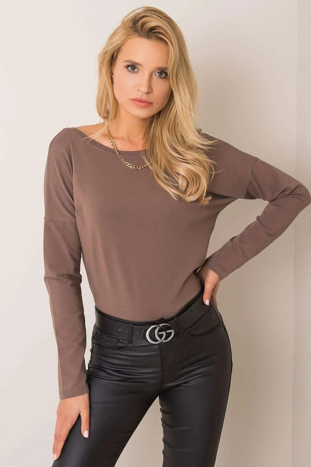 Women's Casual Blouse - Solid Hip Length