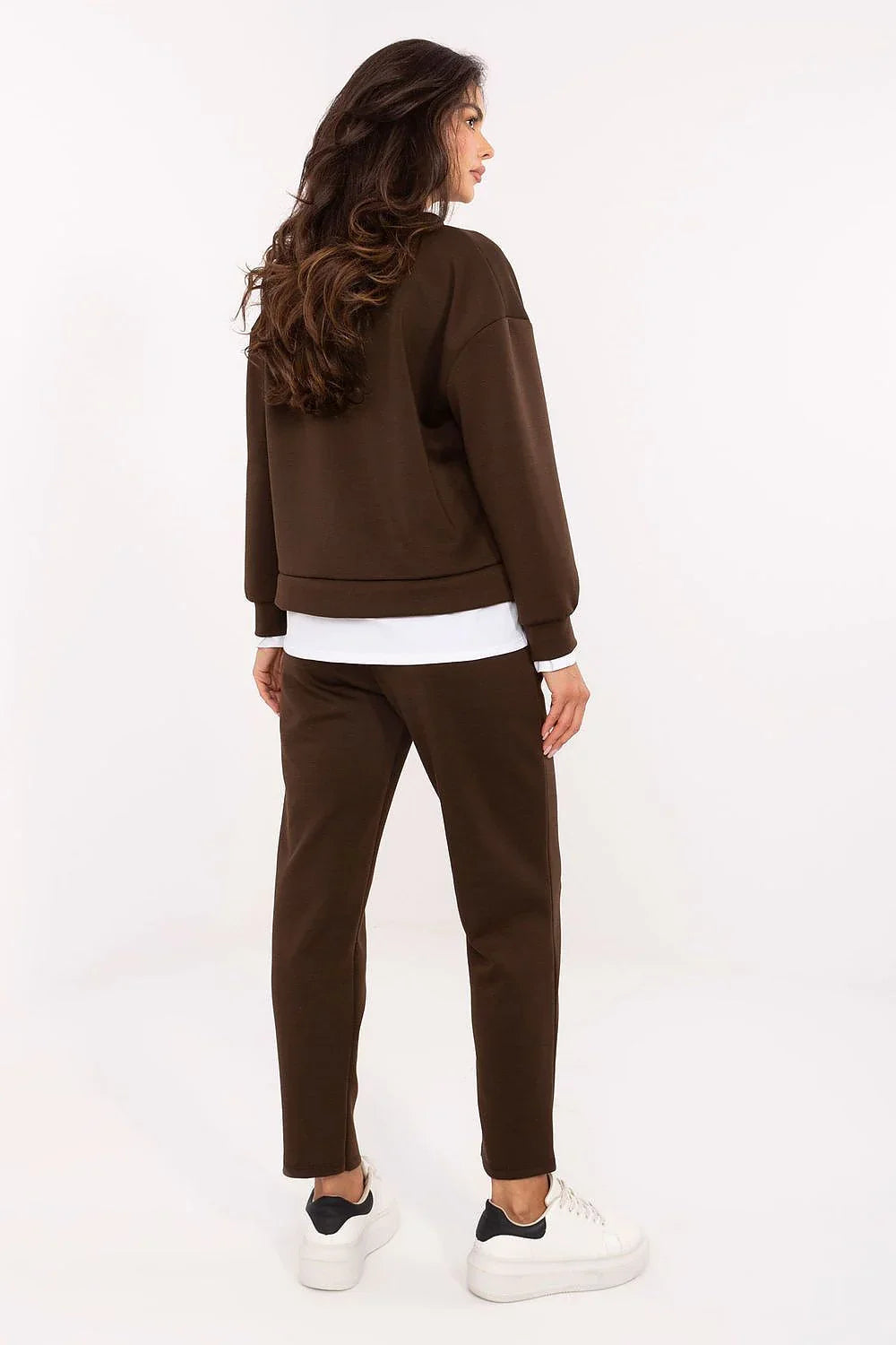 Women’s Chic Sweatshirt and Straight Leg Pants Set