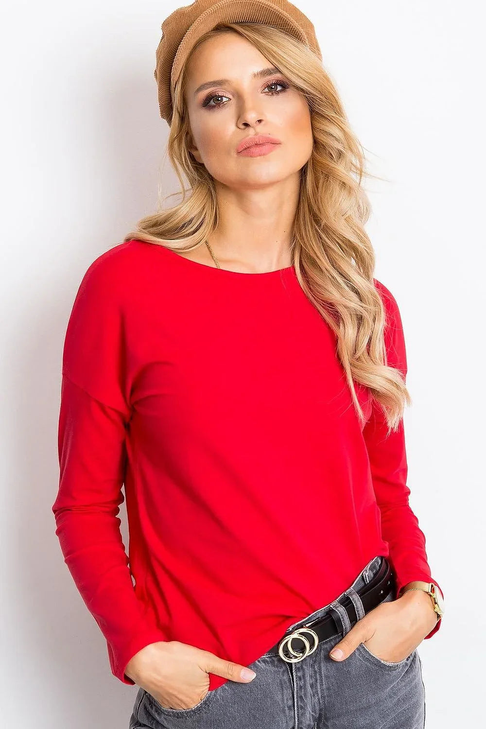 Women's Cotton Blouse - Solid Cropped Length