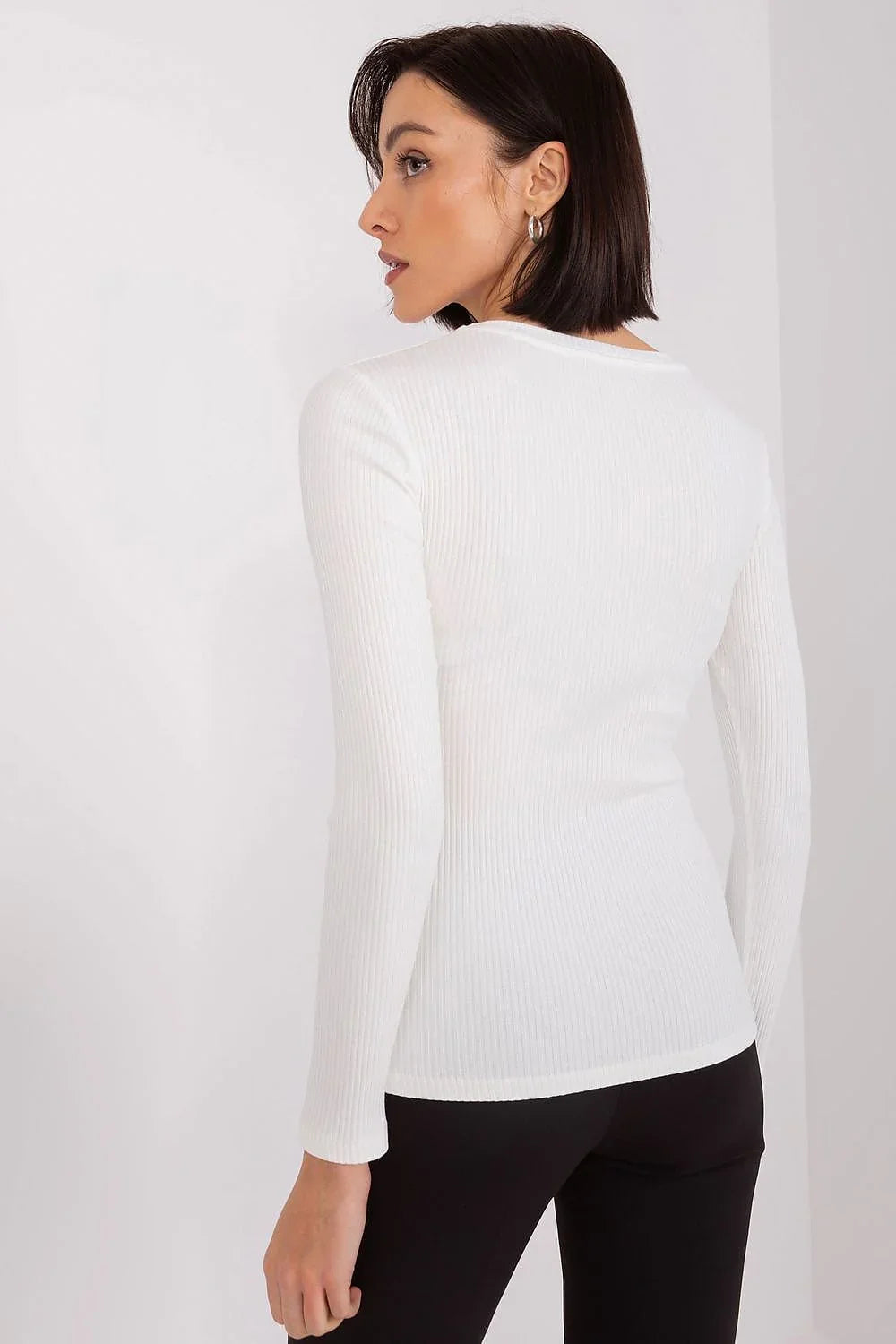 Women's Cotton Blouse - Solid Waist Length
