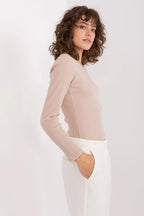 Women's Cotton Blouse - Solid Waist Length