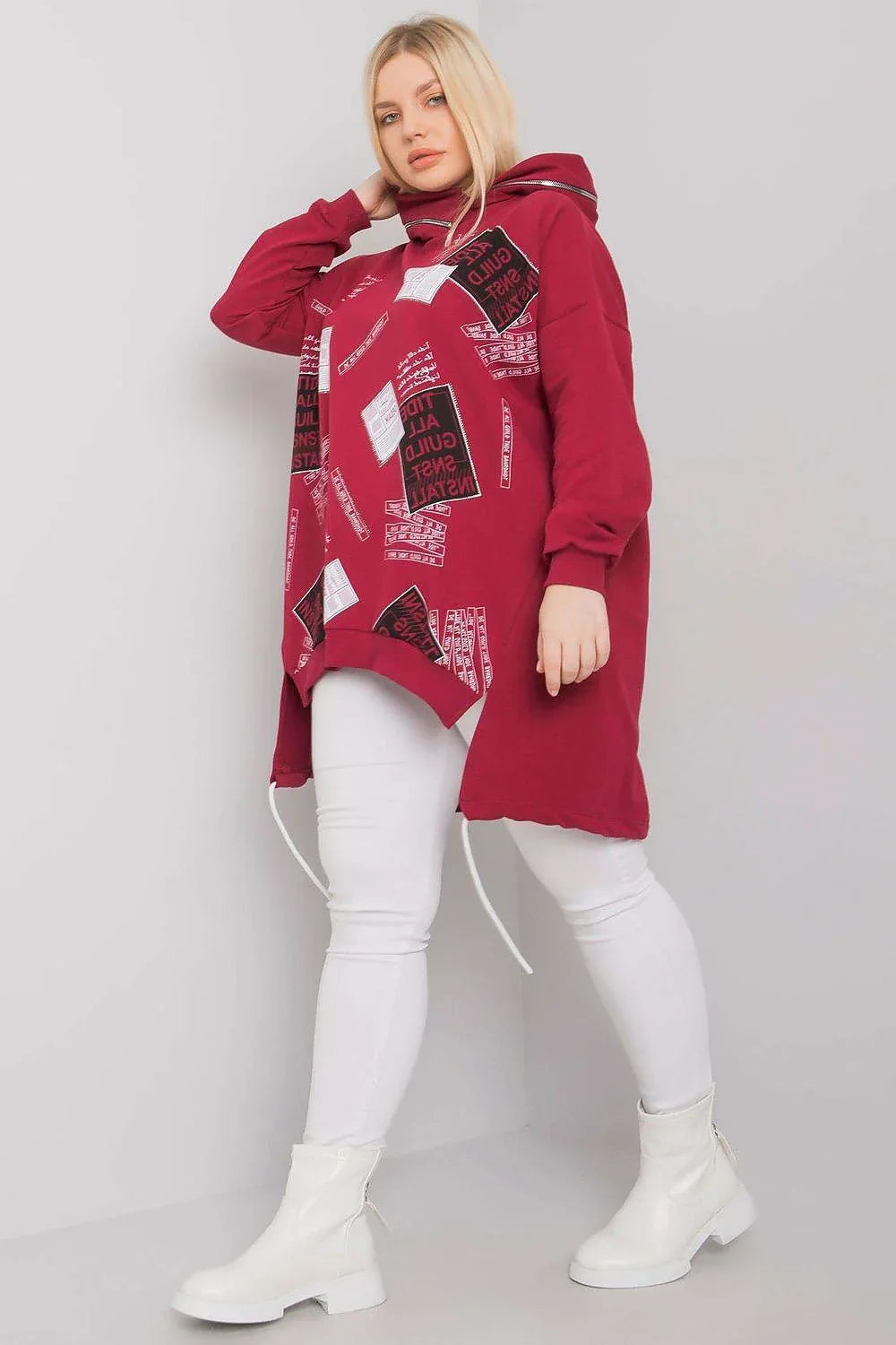 Women's Hoodie - Hooded With Oversized Fit