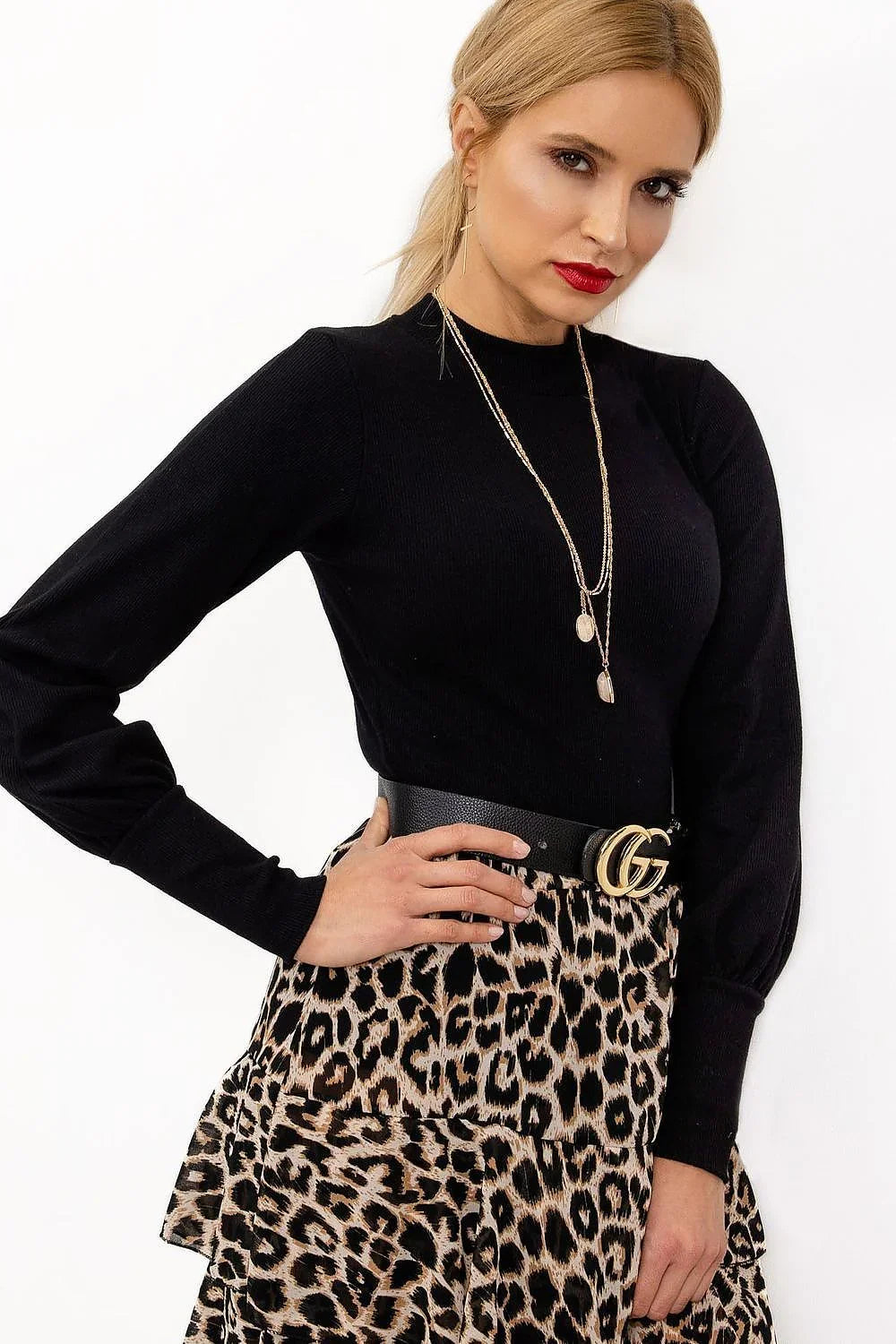 Women's Long Sleeve Blouse - Solid Waist Length