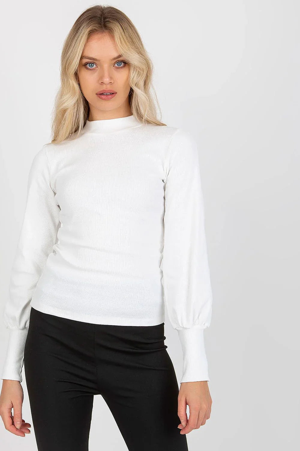Women's Long Sleeve Blouse - Solid Waist Length
