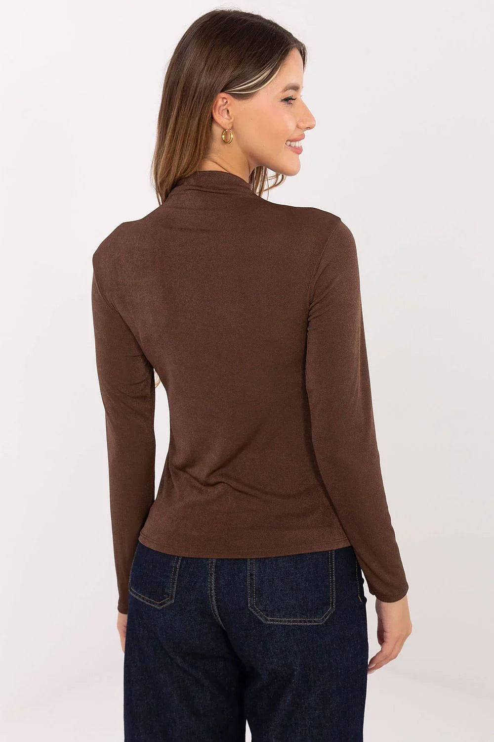Women's Long Sleeve Blouse - Solid Waist Length