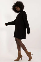 Women's Mini Day Dress – Loose With Long Sleeves