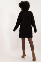 Women's Mini Day Dress – Loose With Long Sleeves