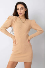 Women's Mini Day Dress – Regular With Long Sleeves